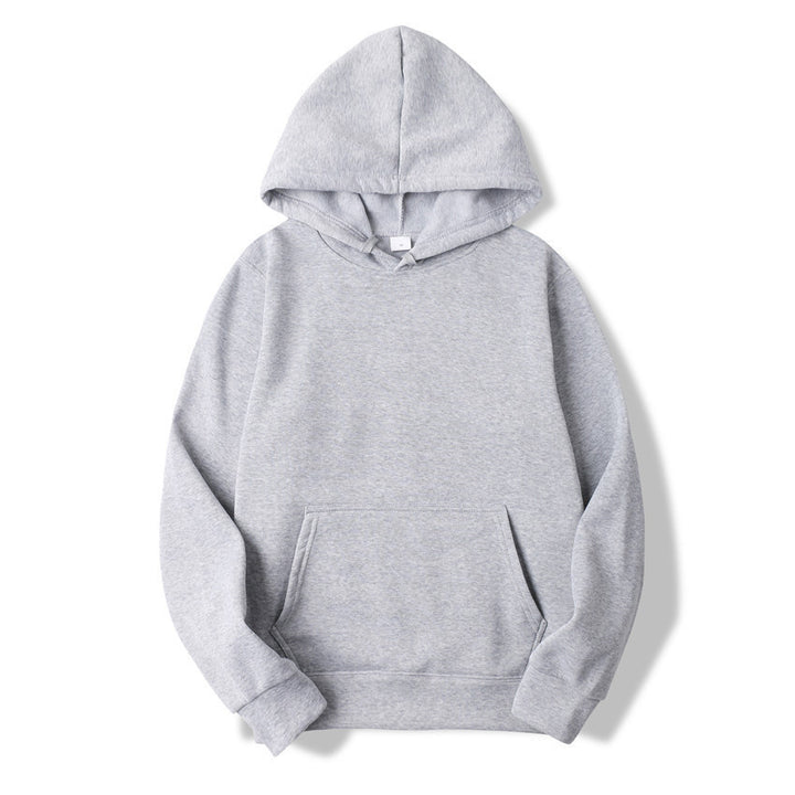 Unisex minimalist hoodie without zipper with brushed French terry on the inside and integrated kangaroo pocket Mune Fashion