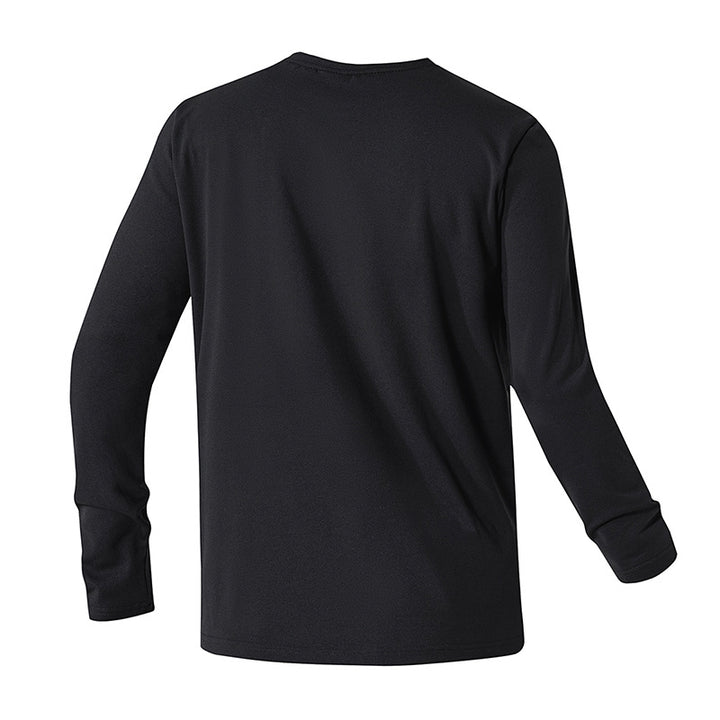 Unisex Oversize Long Sleeve Sweatshirt with Chest Zipper Pocket and Crew Neck Mune Fashion