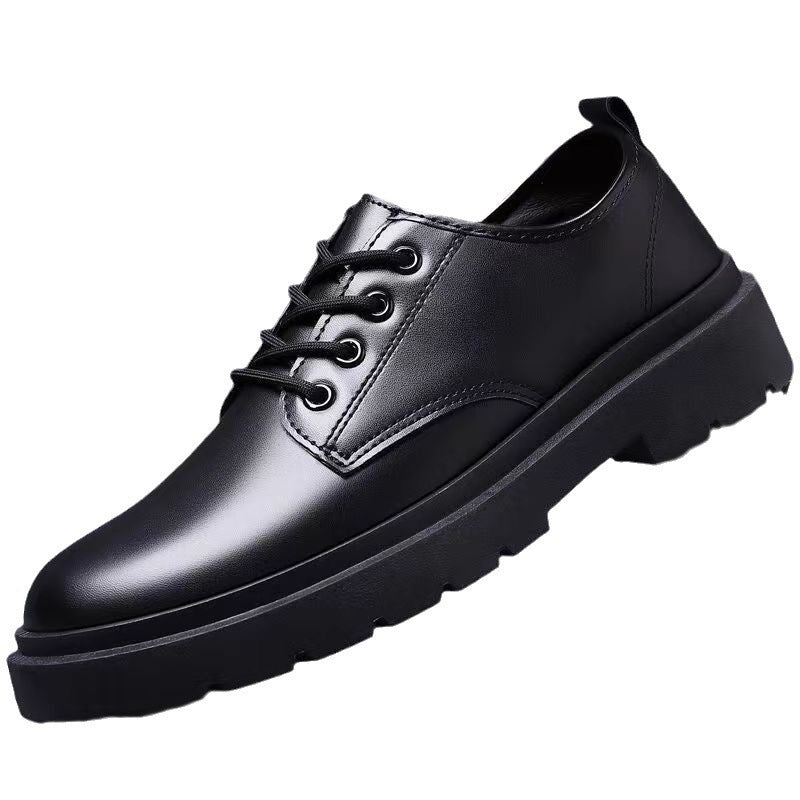 Men Stylish Leather Lace-up Shoes Mune Fashion