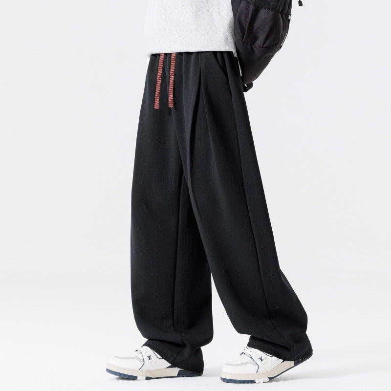 Women's Extra Wide Lounge Sweatpants with Drawstring, Balloon Legs & Incorporated Side Pockets Mune Fashion