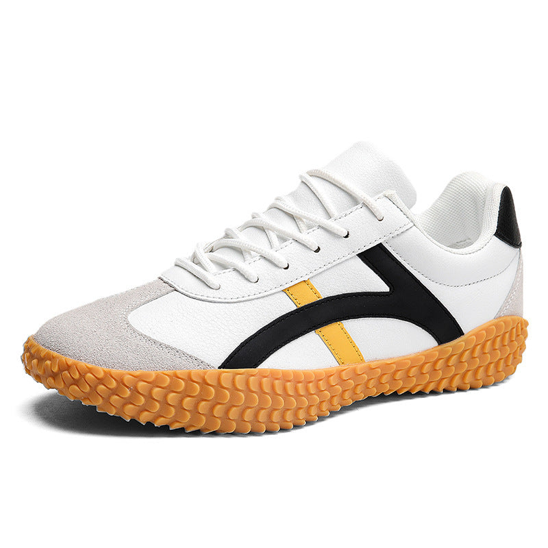 Unisex nan retro-urban Mesh sneaker with profiled rubber outsole and suede toe cap Mune Fashion