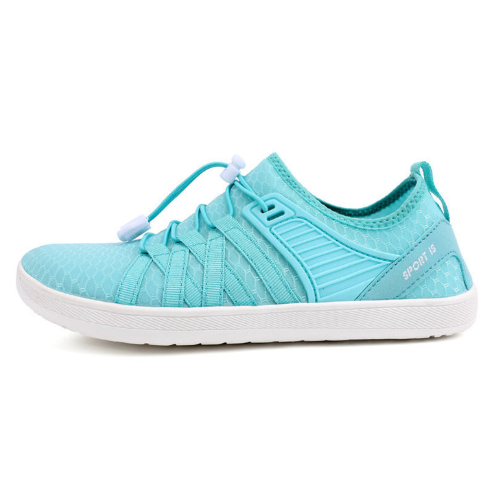 Unisex nan flacher city sneaker with quick-release closure, elastic knit upper and shock-absorbing lightweight sole Mune Fashion