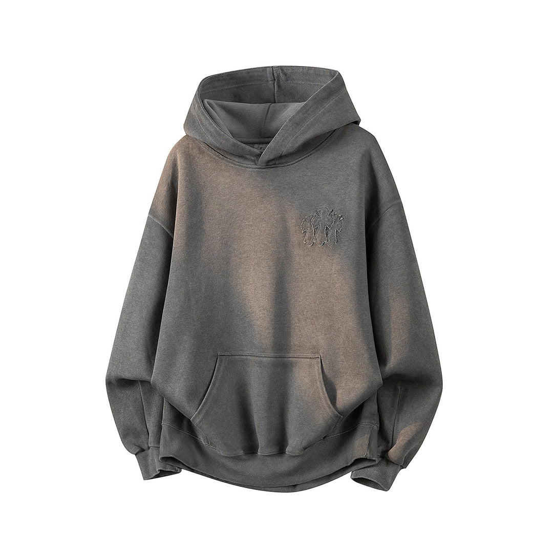 Unisex Oversize Hoodie with handwritten graphic print, kangaroo pocket & ribbed hem Mune Fashion