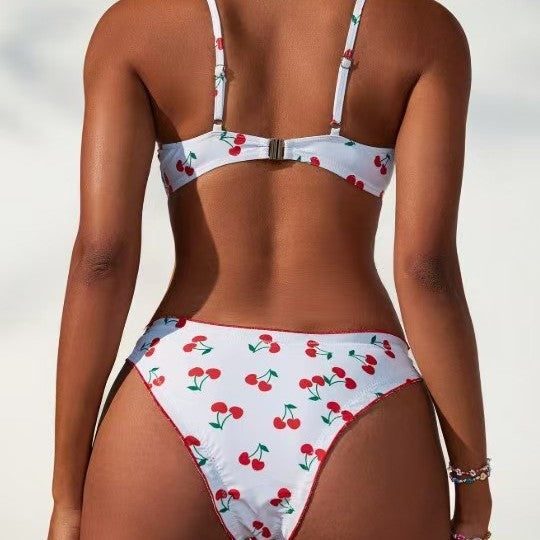 Women Push-Up Bikini Set with Fruity Design Mune Fashion