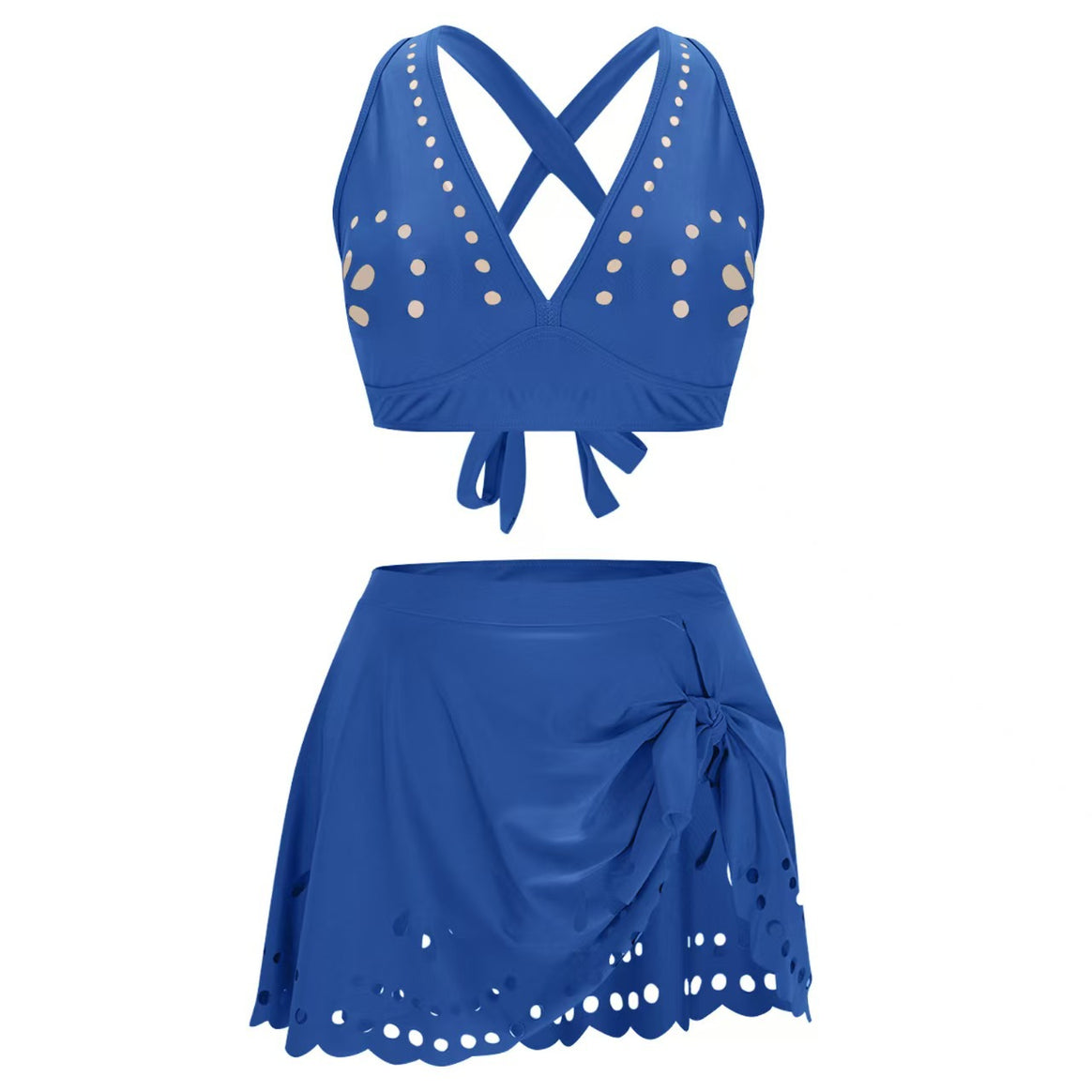 Women's bikini set with playful cut and elegant strap system Mune Fashion