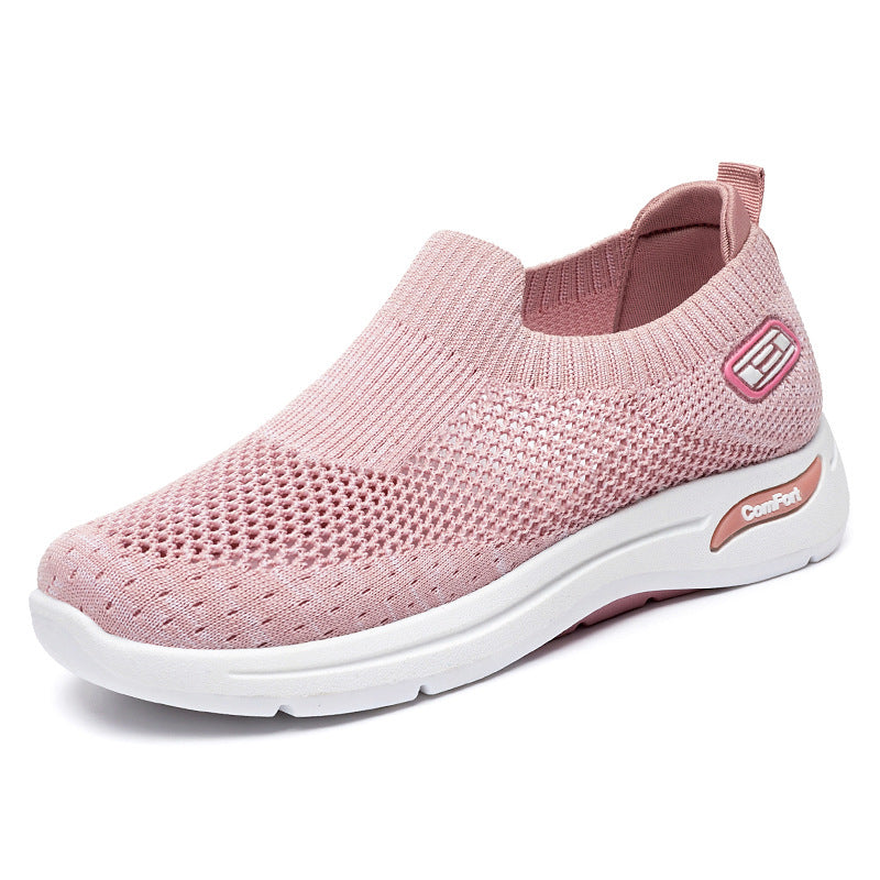 Women's Breathable Slip-On Sneakers with Soft Stretch Upper Mune Fashion