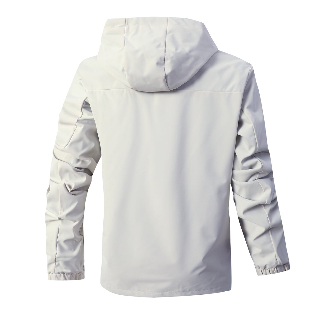Men's Modern Urban Parka with Hood, Chest Zip and Elastic Cuffs Mune Fashion