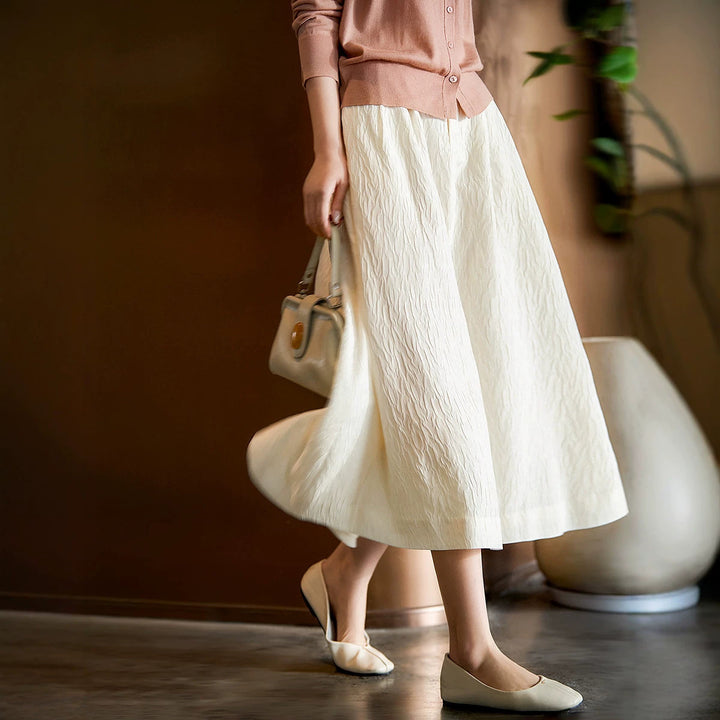 Ladies Flowing Maxi Skirt Mune Fashion