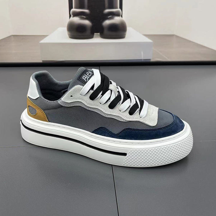 Women's Stylish Sneakers with High Platform Sole and Breathable Structure Mune Fashion