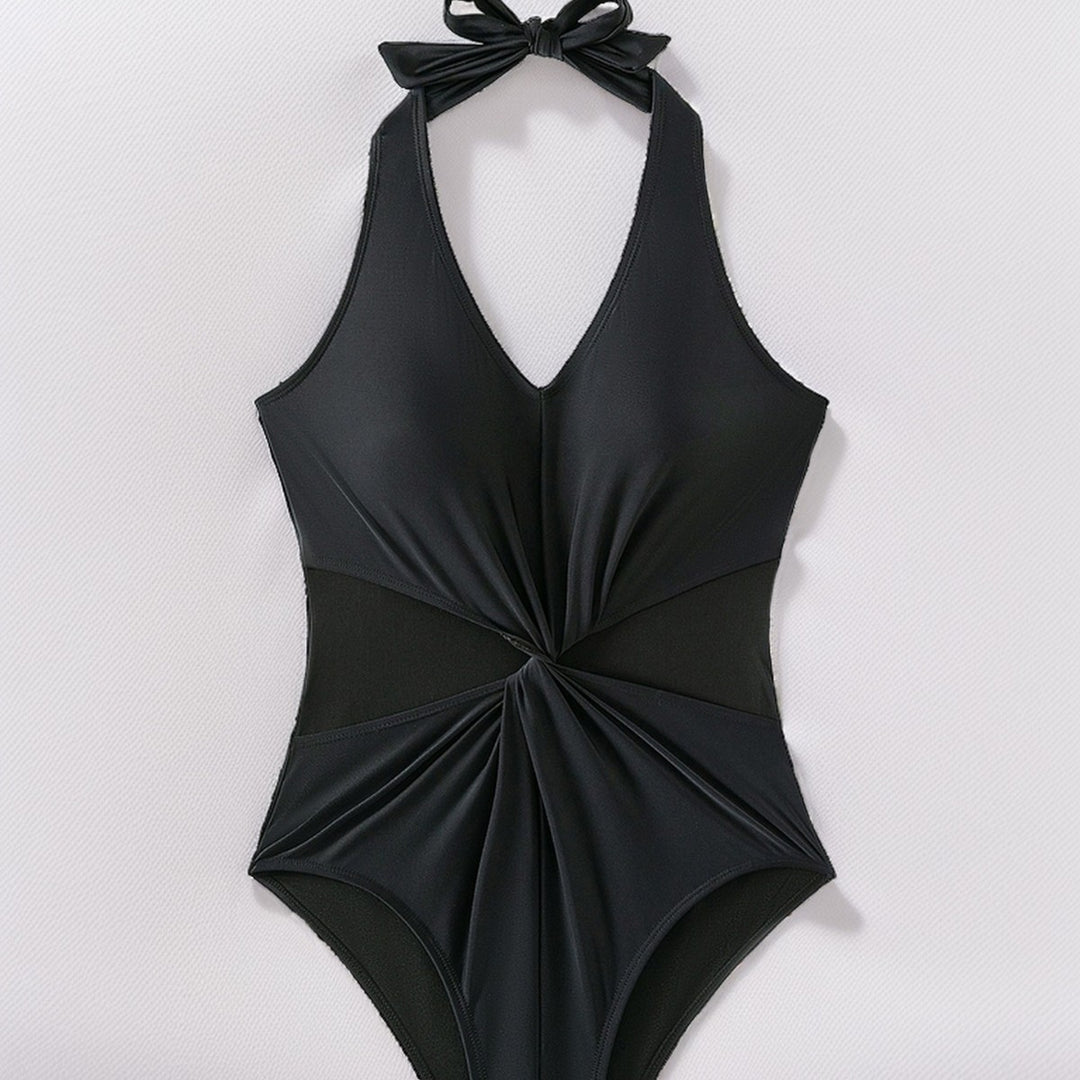 Women's sporty monokini with transparent inserts Mune Fashion