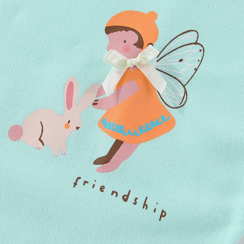 Girls sweatshirt with enchanting fairy and flower motif Mune Fashion