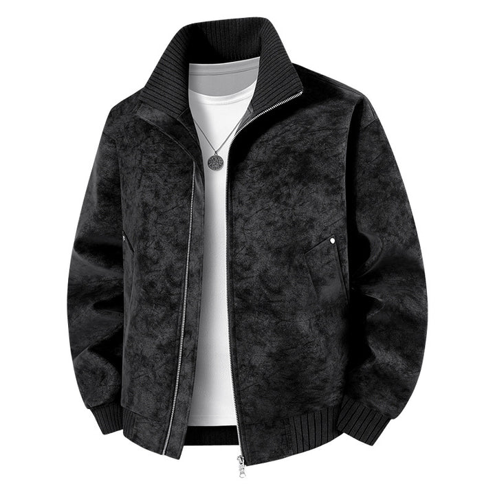 Men's Elegant and Stylish Faux Leather Jacket Mune Fashion