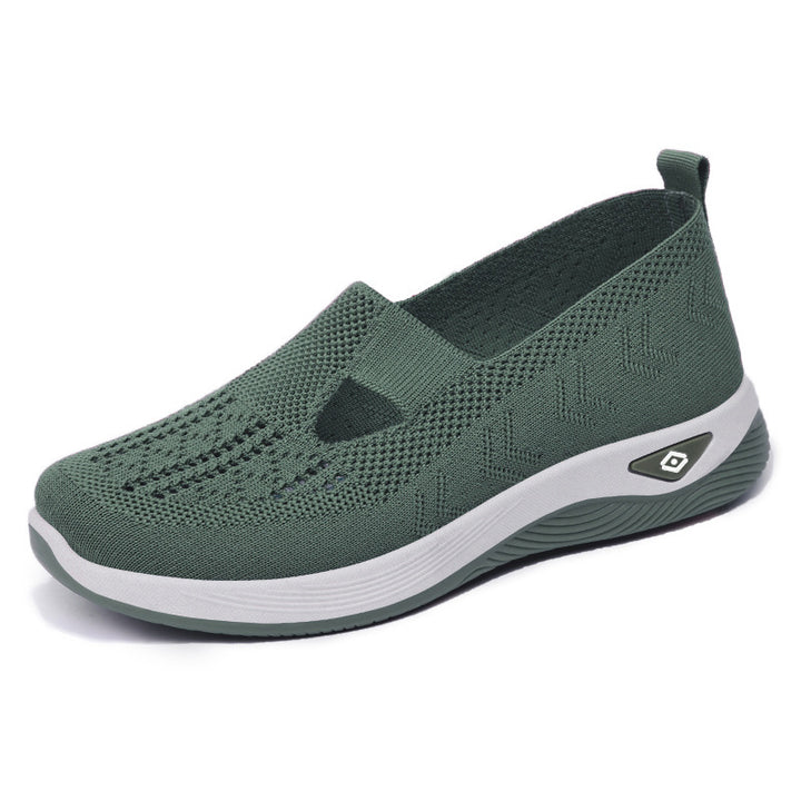 Ladies lightweight knitted slippers with orthopedic comfort sole Mune Fashion