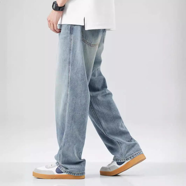 Men's Loose-Fit Jeans with High Waist Mune Fashion