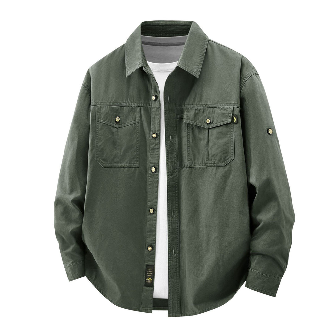 Men's Casual Shirt Jacket with Practical Pockets Mune Fashion
