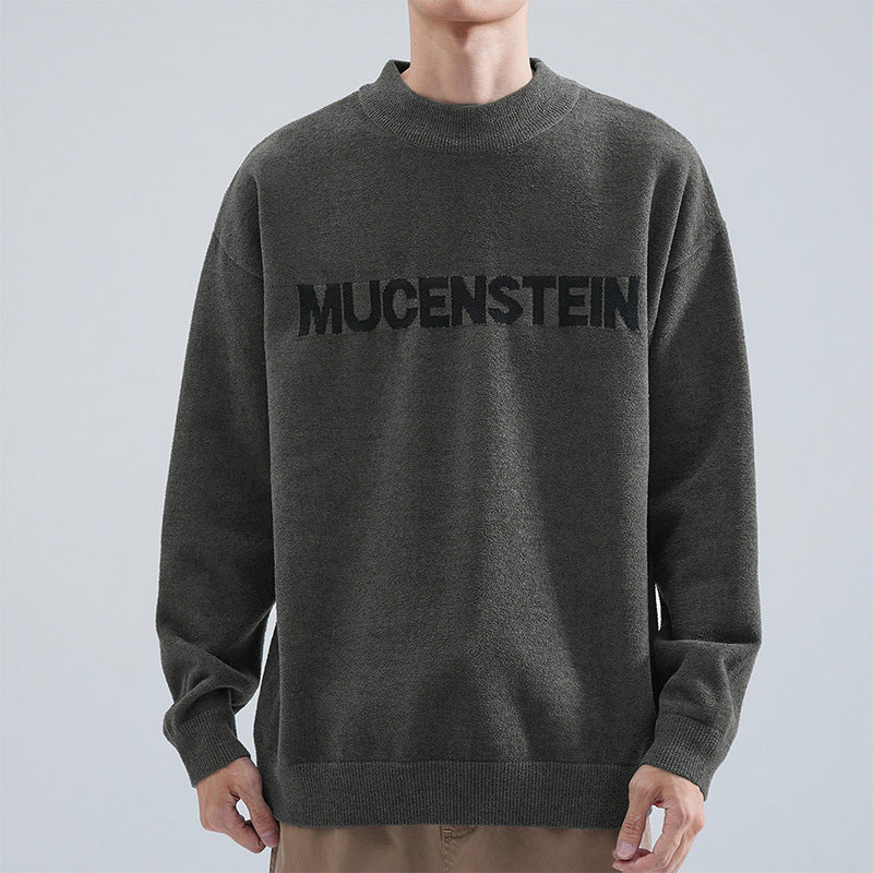 Men's Comfortable Oversized Sweater with Graphic Print Mune Fashion