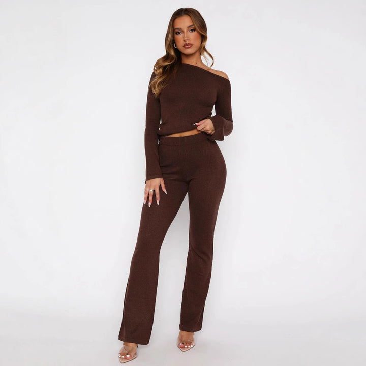 Women's Elegant and Fashionable Knit Suit Mune Fashion