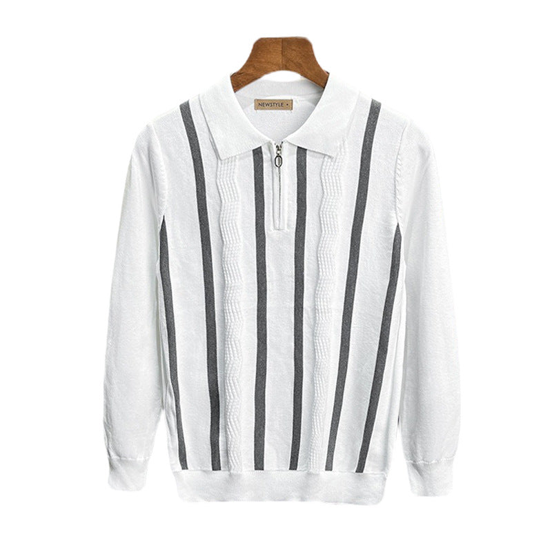 Men's trendy long-sleeve polo Mune Fashion