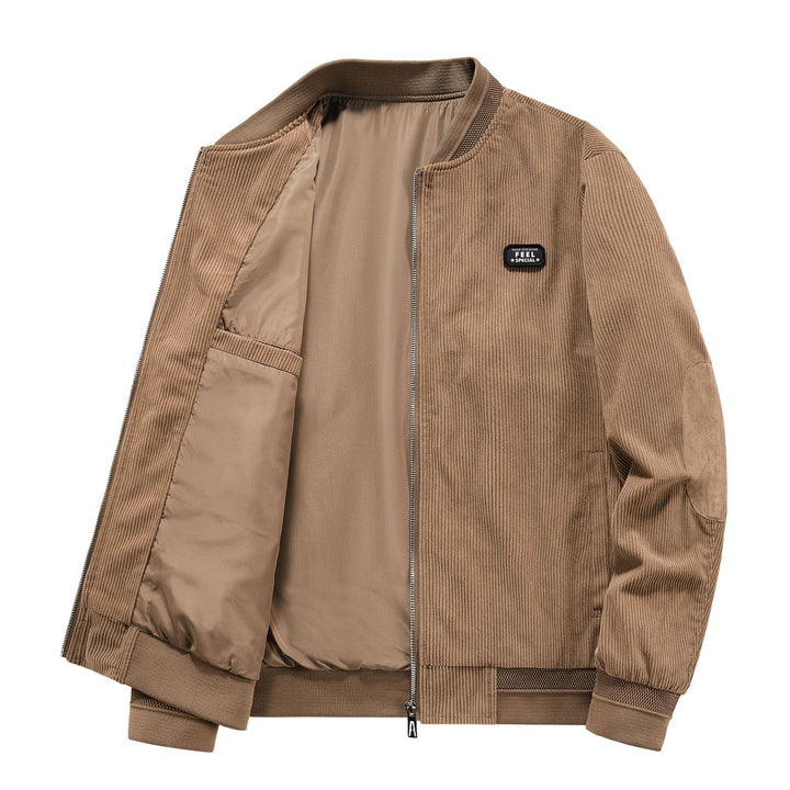 Men's Casual Cord Jacket with Full Zip Mune Fashion