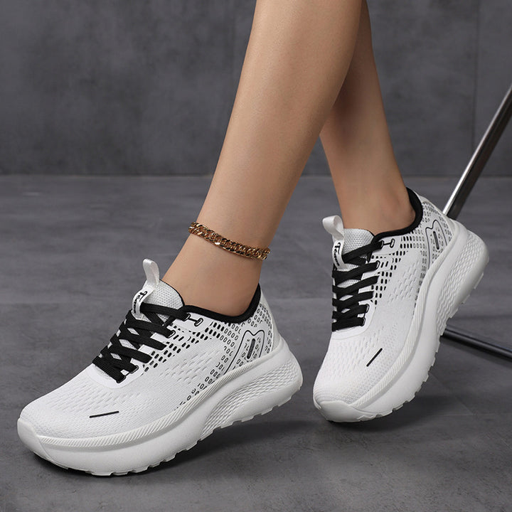 Women’s ergonomic comfort sneaker with seamless mesh upper and wedge cushioning Mune Fashion