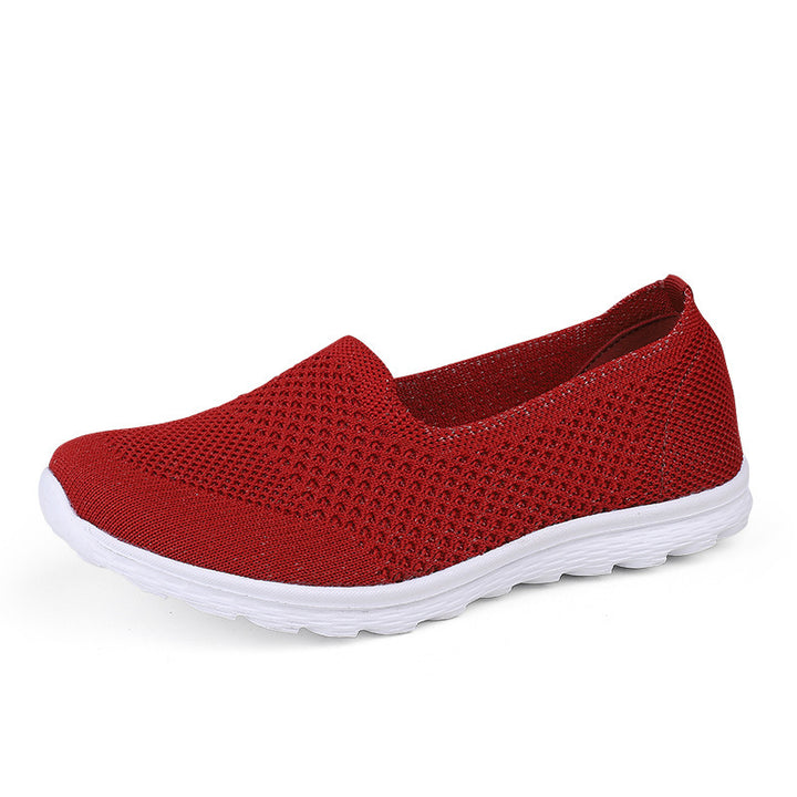Women's seamless comfort slip-on shoe with elastic mesh upper and cushioned outsole Mune Fashion