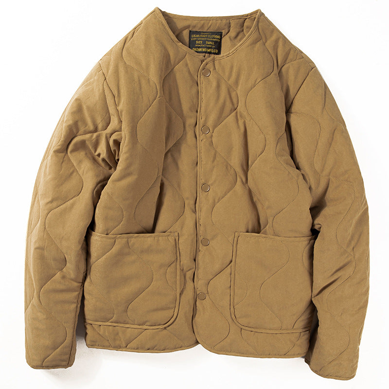 Men's Comfortable Quilted Jacket with Practical Pockets Mune Fashion