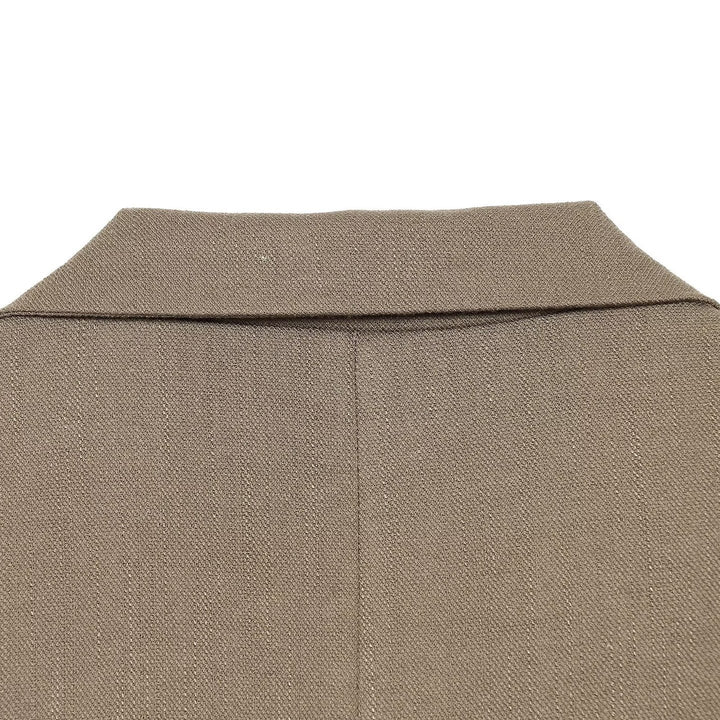Women's Single-Breasted Business Blazer with Patch Pockets and Lapel Collar Mune Fashion