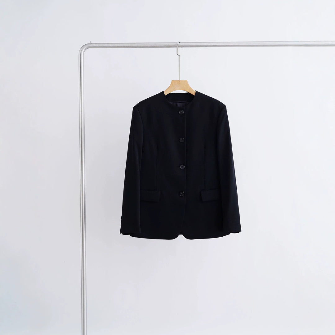 Women's fashionable blazer with simple collar Mune Fashion