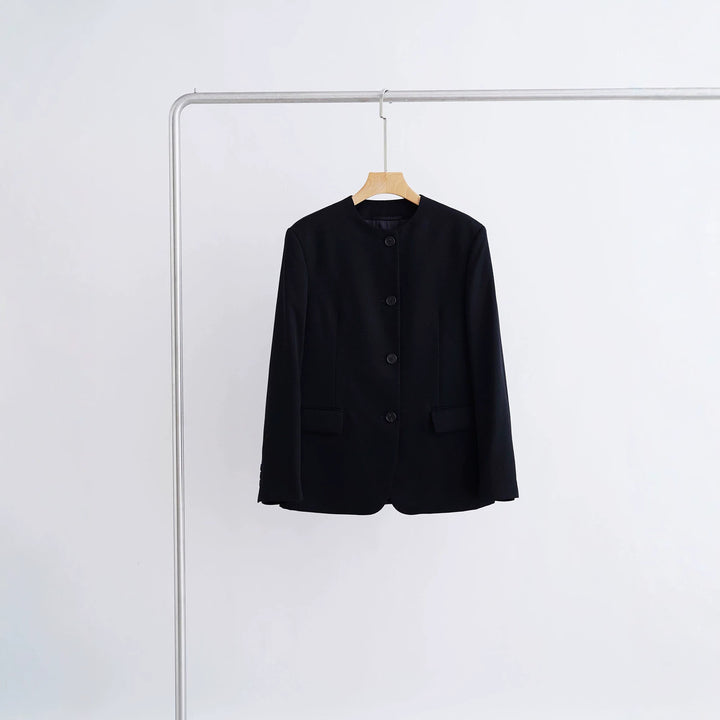 Women's fashionable blazer with simple collar Mune Fashion
