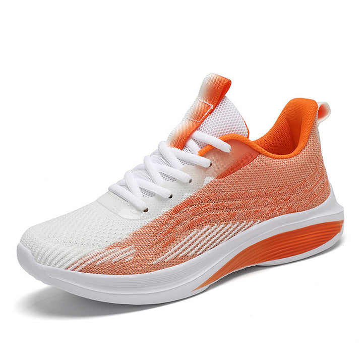Women's ergonomic everyday sneaker with breathable knitted upper, shaped rolling sole, and heel cushioning Mune Fashion