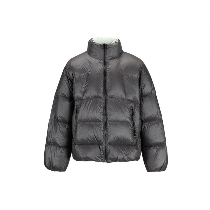 Unisex Padded Oversized Quilted Jacket with Light Thermal Padding and Stand-up Collar Mune Fashion