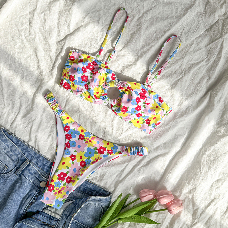 Women Floral Bikini Mune Fashion