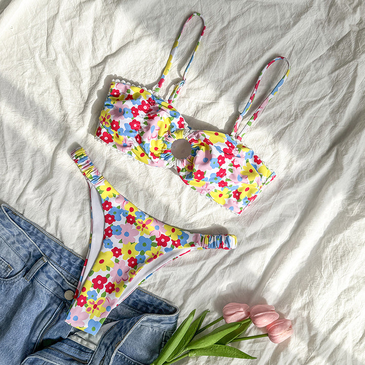 Women Floral Bikini Mune Fashion