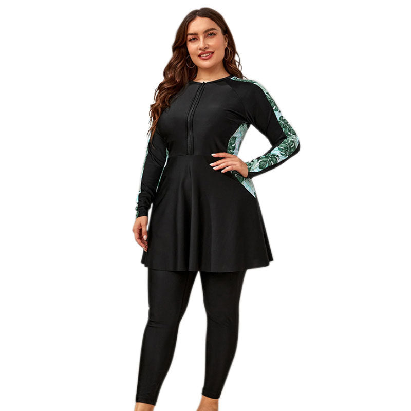 Women's swimsuit with long sleeves and elegant tunic cut Mune Fashion
