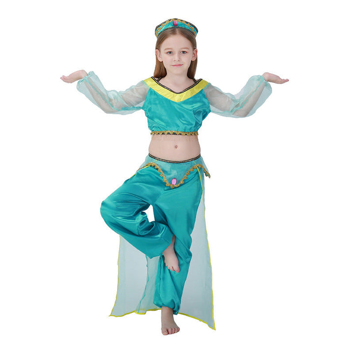 Girls' princess costume in oriental style with sparkling details Mune Fashion