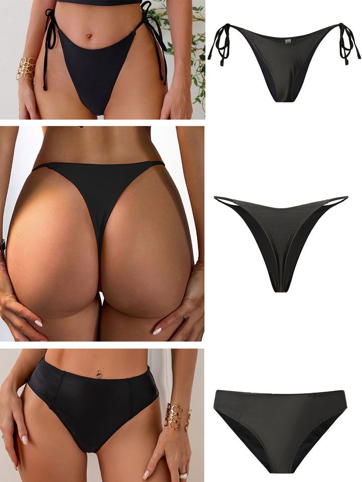 Ladies High-Cut Bikini with Side Ties Mune Fashion