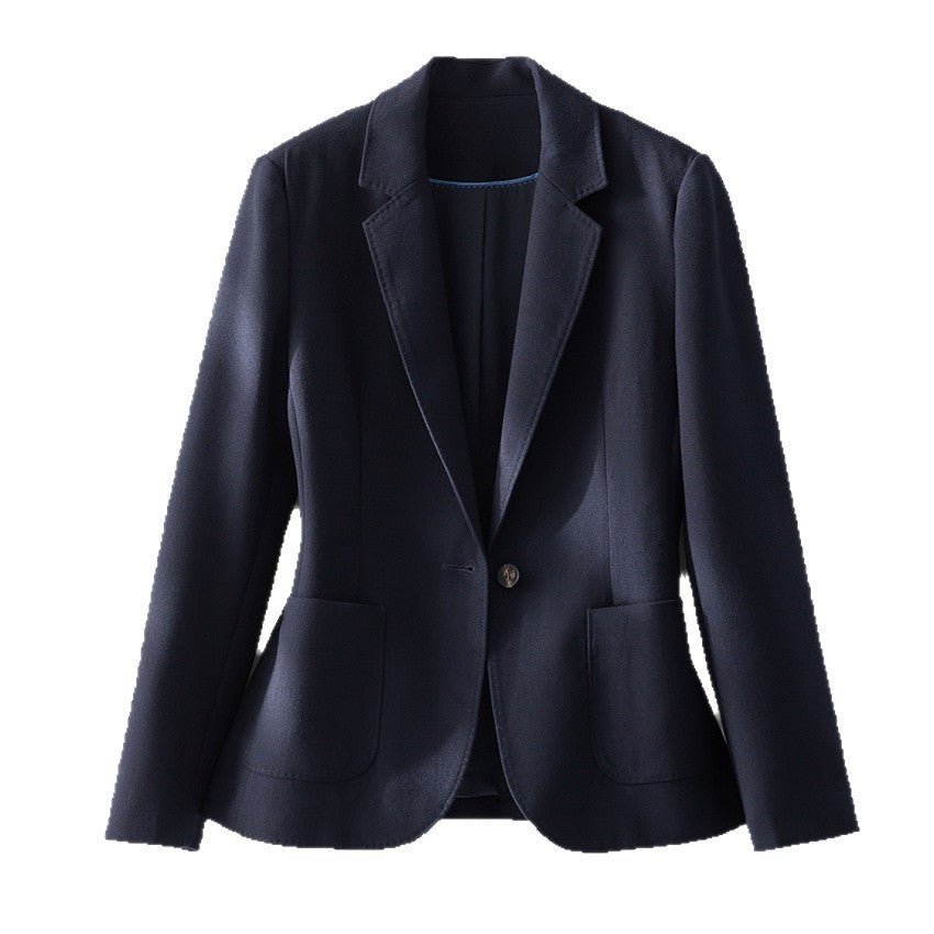 Women's Two-Piece Business Suit with Tailored Blazer and Wide Midi Skirt Mune Fashion