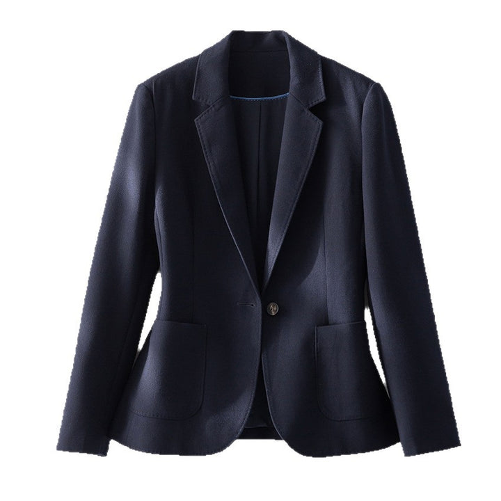 Women's Two-Piece Business Suit with Tailored Blazer and Wide Midi Skirt Mune Fashion