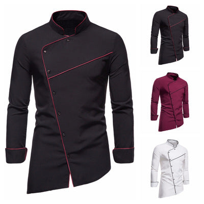 Men's chef jacket with stylish accents and professional cut Mune Fashion