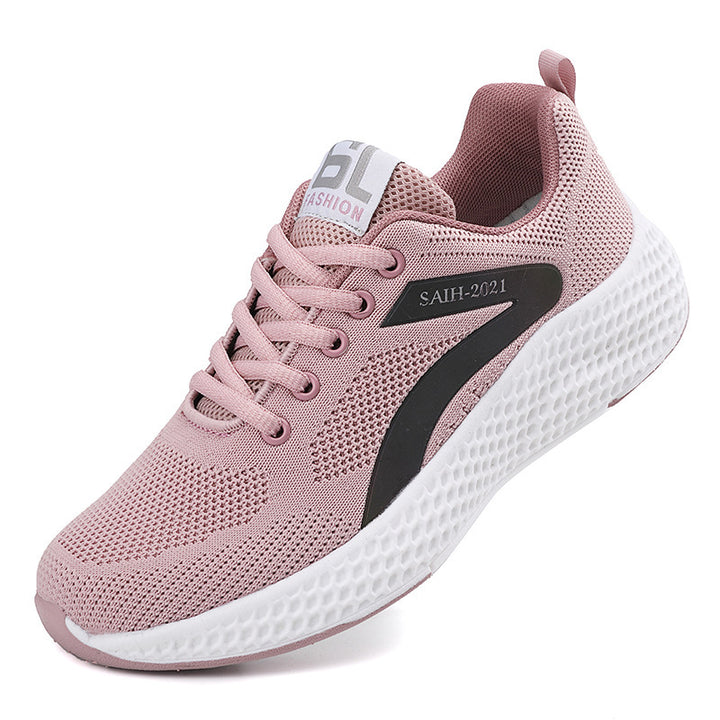 Women's seamless knit sneaker with elastic entry, honeycomb midsole, and anatomical comfort footbed Mune Fashion