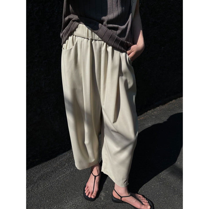 Women's Comfortable and Elegant Loose-Fit Culotte Mune Fashion