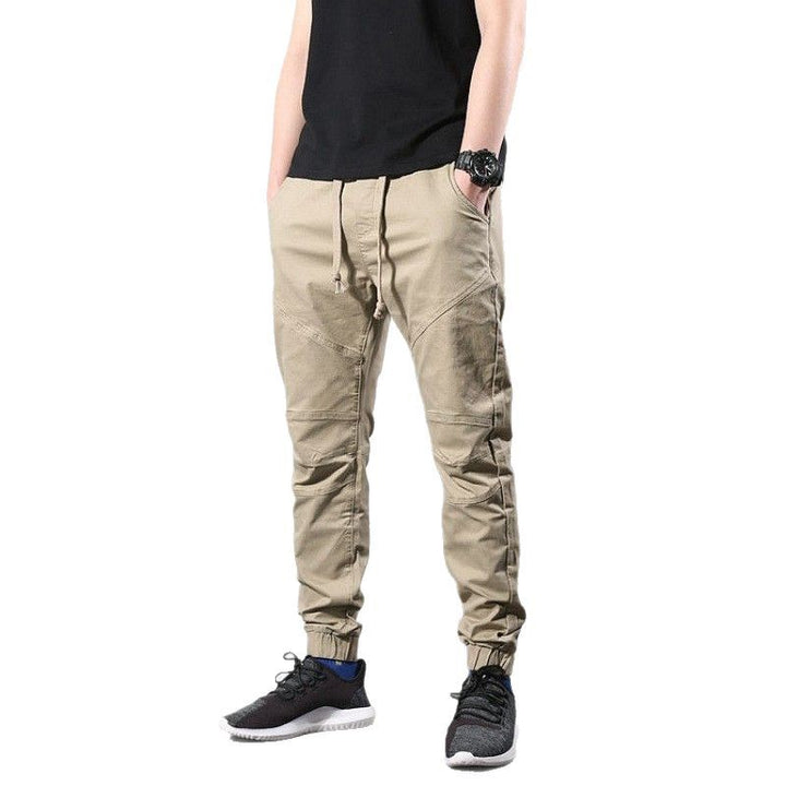 Men's Comfortable Cargo Pants with Elastic Waist Mune Fashion