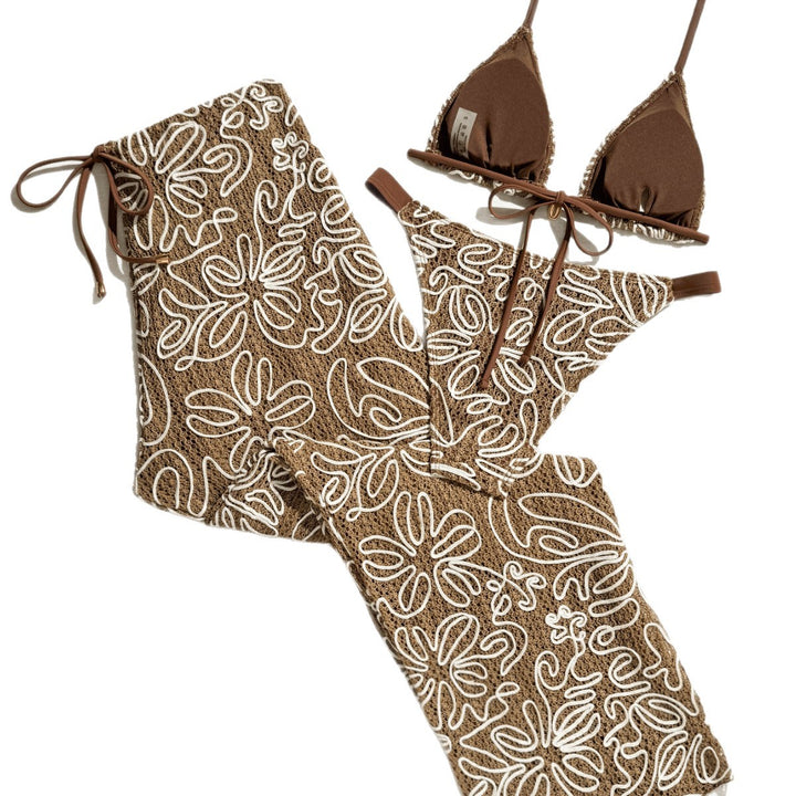 Ladies Bikini Set with Casual Overlayer Mune Fashion
