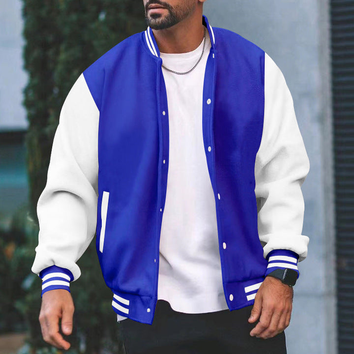Men's Sporty College Jacket Mune Fashion