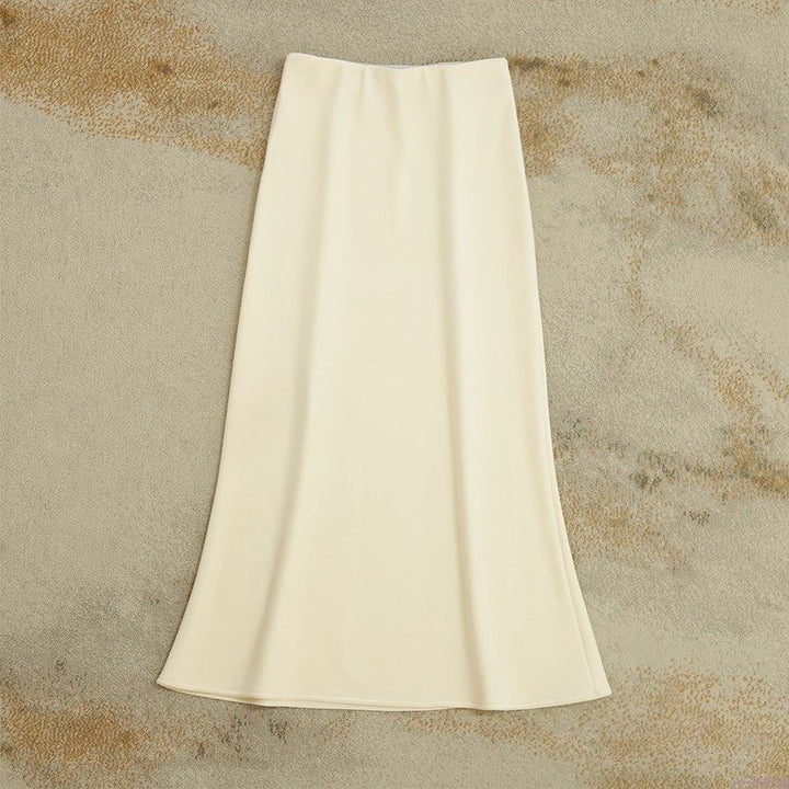 Women's Elegant Maxi Skirt made of high-quality Satin Mune Fashion
