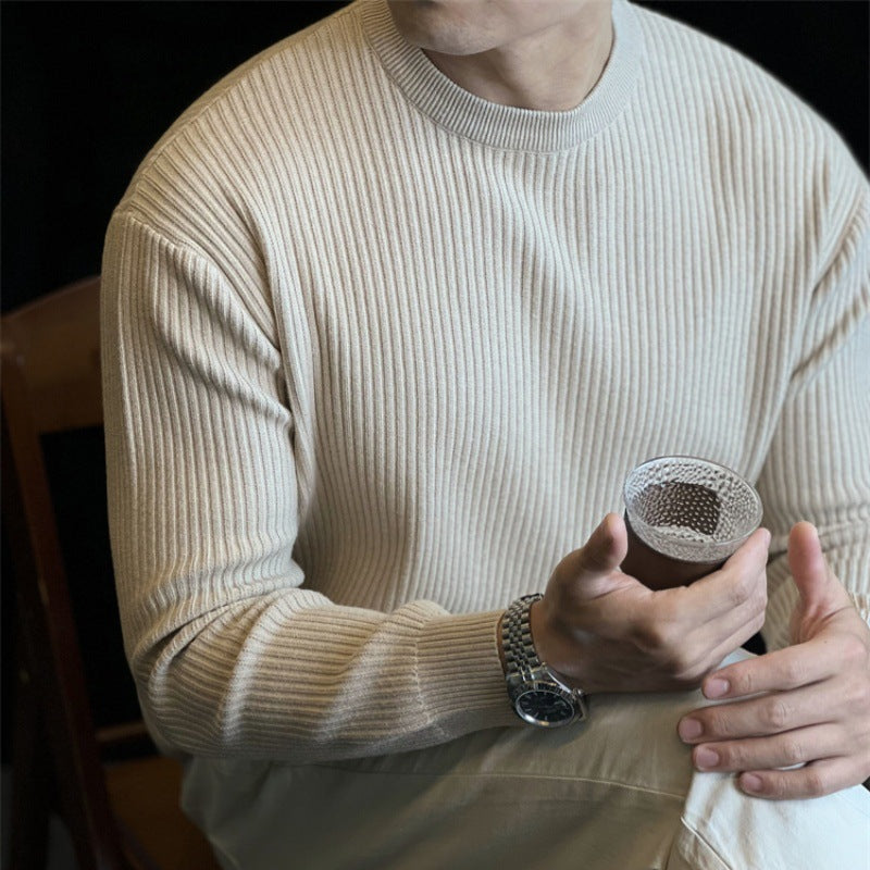 Men's Moderate Ribbed Sweater Mune Fashion