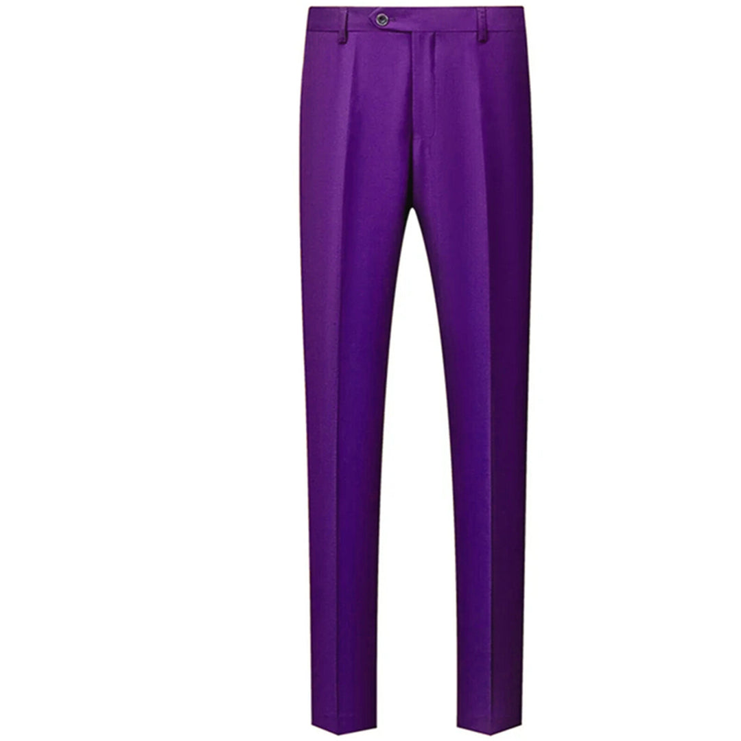 Men's slim elegant suit trousers with crease Mune Fashion