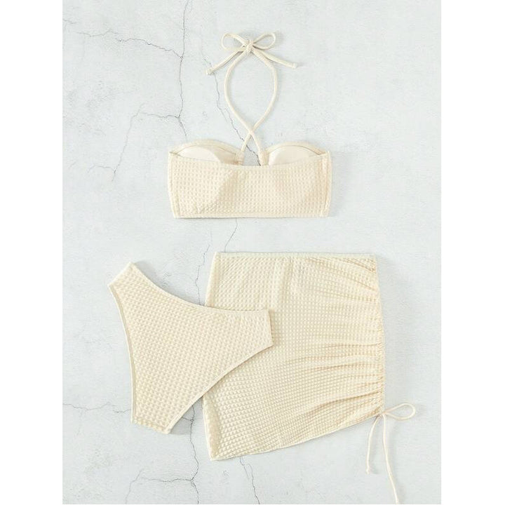 Women's bandeau bikini with sexy wrap skirt Mune Fashion