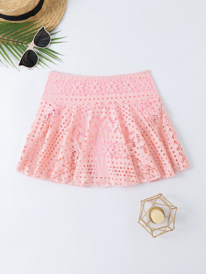 Ladies sporty casual skirt with perforated design Mune Fashion