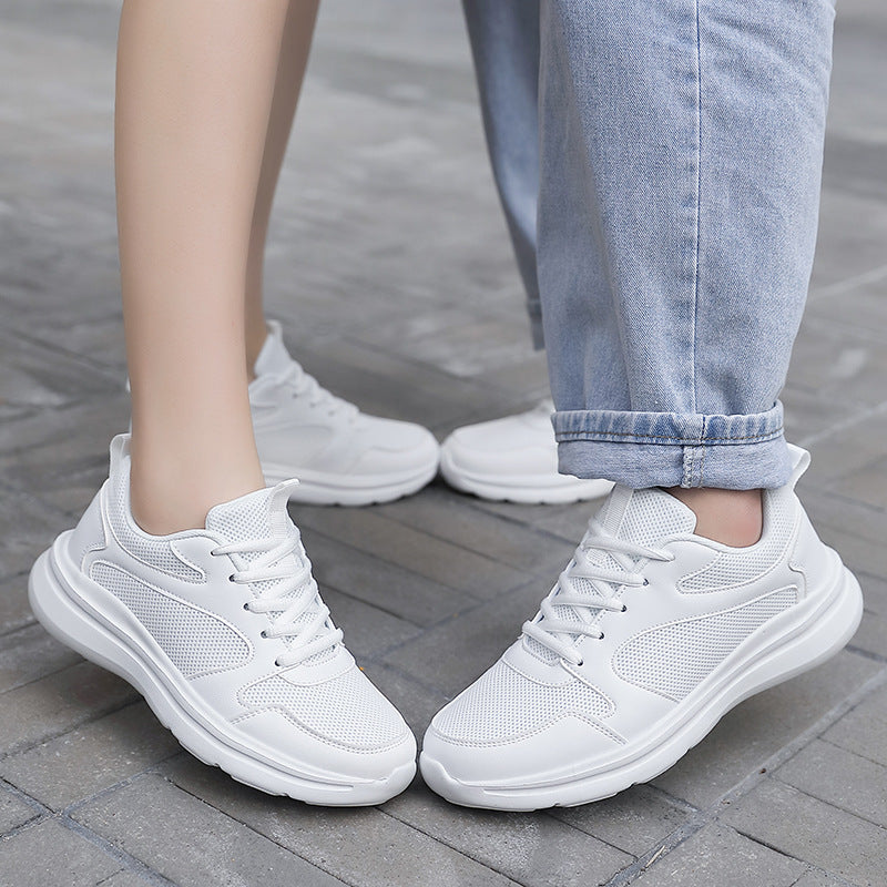 Women’s breathable mesh sneakers with cushioned lightweight sole and padded heel collar Mune Fashion